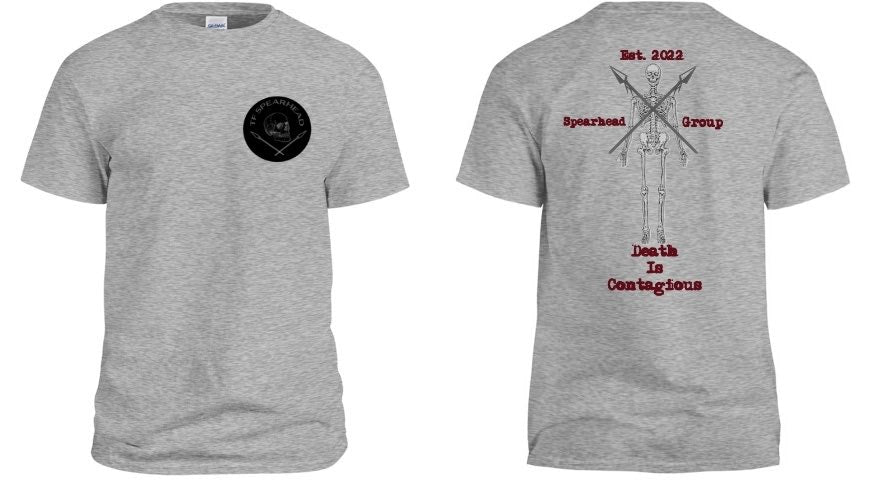 Task Force Spearhead Gray T-Shirt